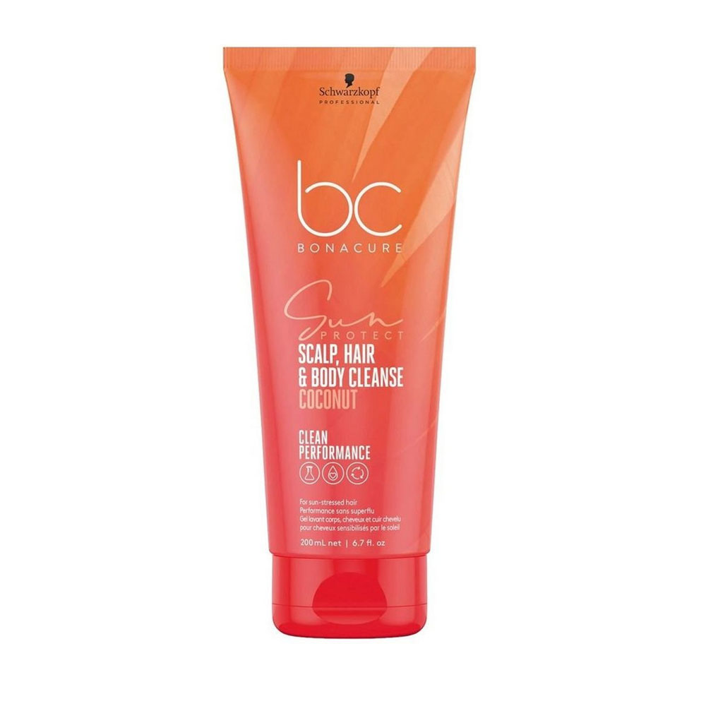 Schwarzkopf BC Bonacure Sun Protect 3-in-1 Scalp, Hair & Body Cleanse 100 ml