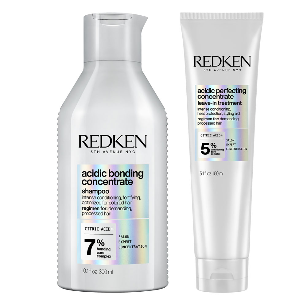 Redken Acidic Bonding Concentrate Set Shampoo 300 ml + Leave-In Treatment 150 ml