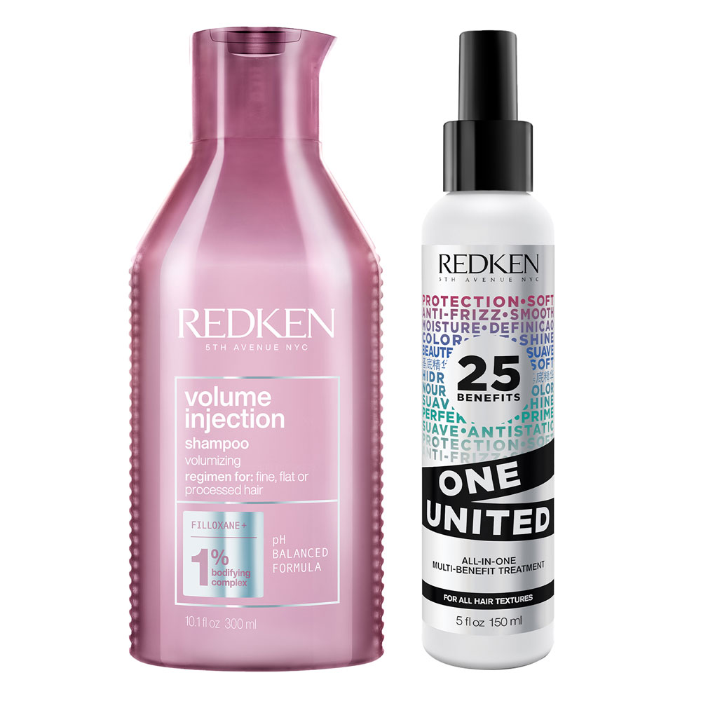 Redken Volume Injection Set Shampoo 300 ml + One United Elixir 150 ml