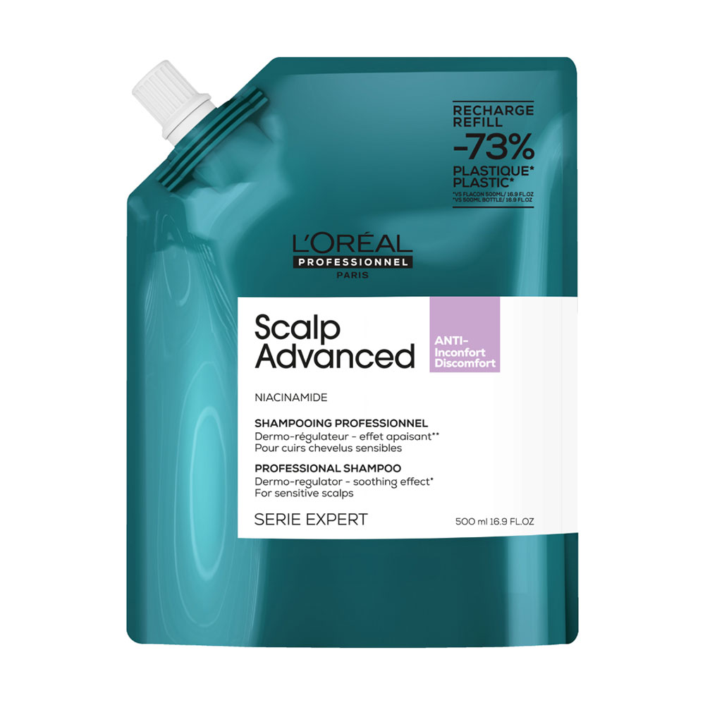 L'Oréal Professionnel Série Expert Scalp Advanced Anti-Discomfort Dermo-Regulator Refill Shampoo 500 ml