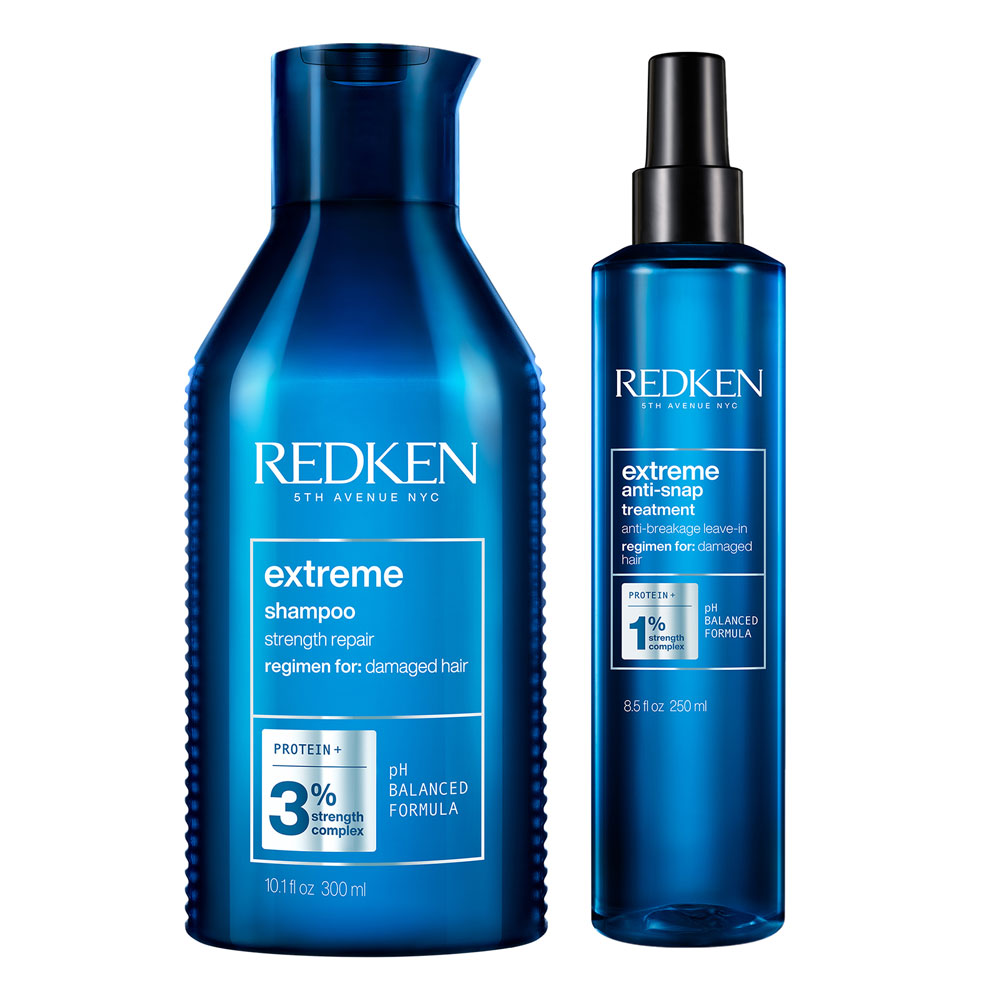 Redken Extreme Shampoo 300 ml + Extreme Anti-Snap 250 ml