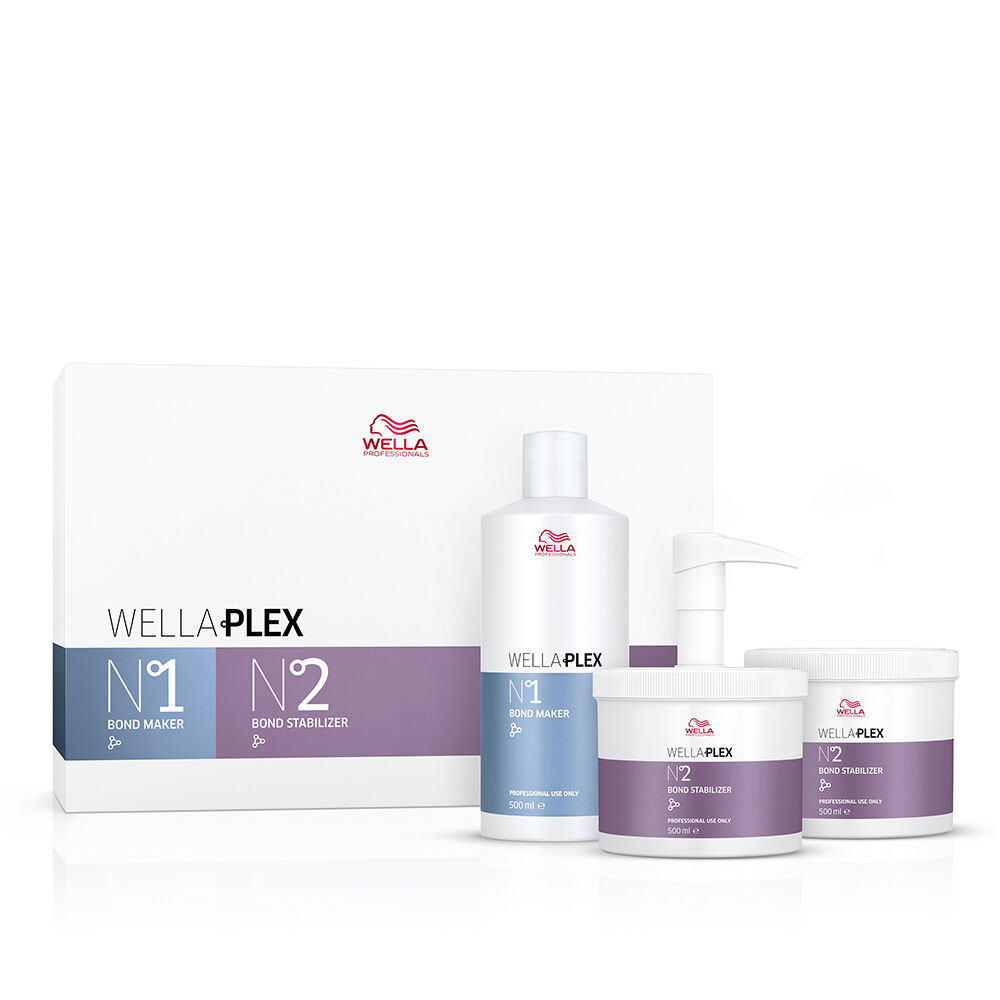 Wella Wellaplex Salon Kit No. 1&2 500 ml Bond Maker N°1 (1x500m)l + 2 Bond Stabilizer N°2 (2x500ml)