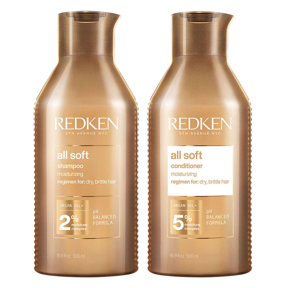 Redken All Soft Set Shampoo 500 ml + Conditioner 500 ml